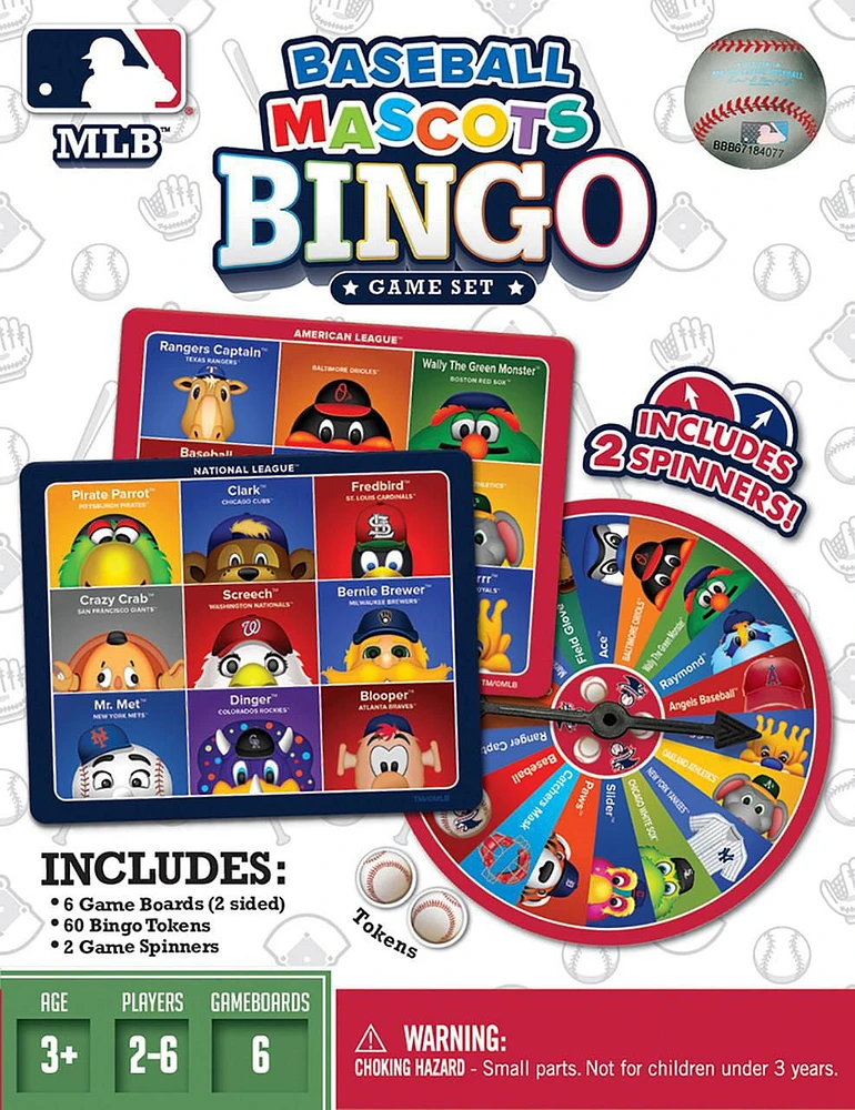 Masterpieces Puzzle Company MLB League Mascots Bingo