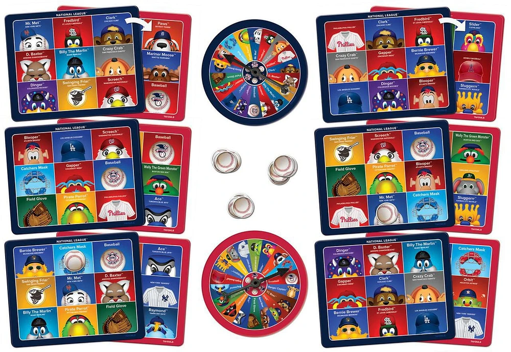 Masterpieces Puzzle Company MLB League Mascots Bingo