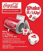 Masterpieces Puzzle Company Coca-Cola "Shake it Up!" Jeu De Dés De Voyage