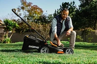 WORX 40V Cordless Power Share ™ 4.0Ah 17” Lawn Mower w/Mulching & Intellicut (2x20V Batteries)