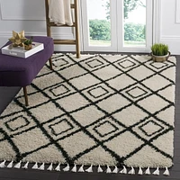 Safavieh Moroccan Fringe Kingston Geometric Shag Area Rug