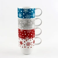 S/4 PORCELAIN MUG