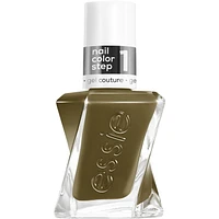 essie gel couture, vernis à ongles 2-étapes, longue tenue, végétalien, sans-8, totally plaid, vert, 13.5ml