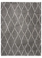 Safavieh Moroccan Fringe Shag Nina Geometric Plush Area Rug