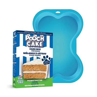 Pooch Cake Mélange à Gâteau Ensemble Simple au beurre d’arachides et Moule