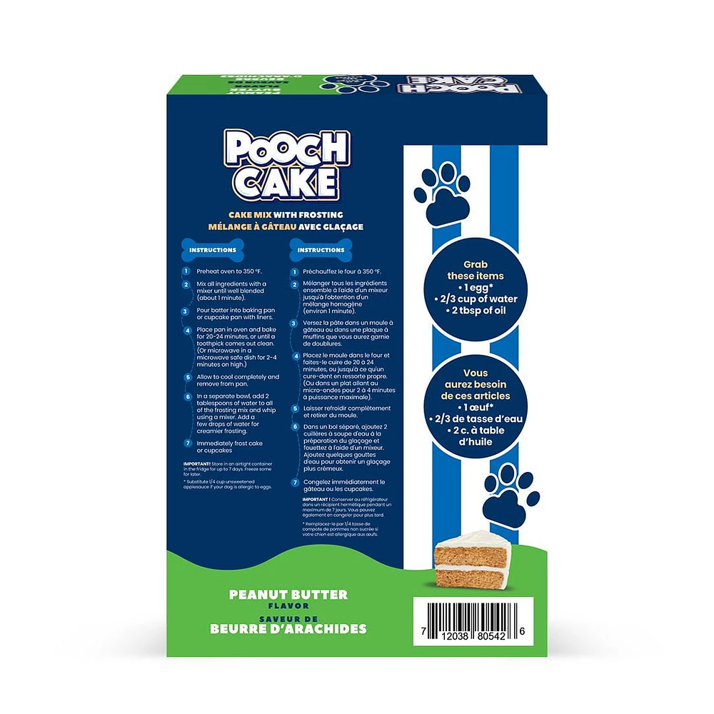 Pooch Cake Mélange à Gâteau Ensemble Simple au beurre d’arachides et Moule