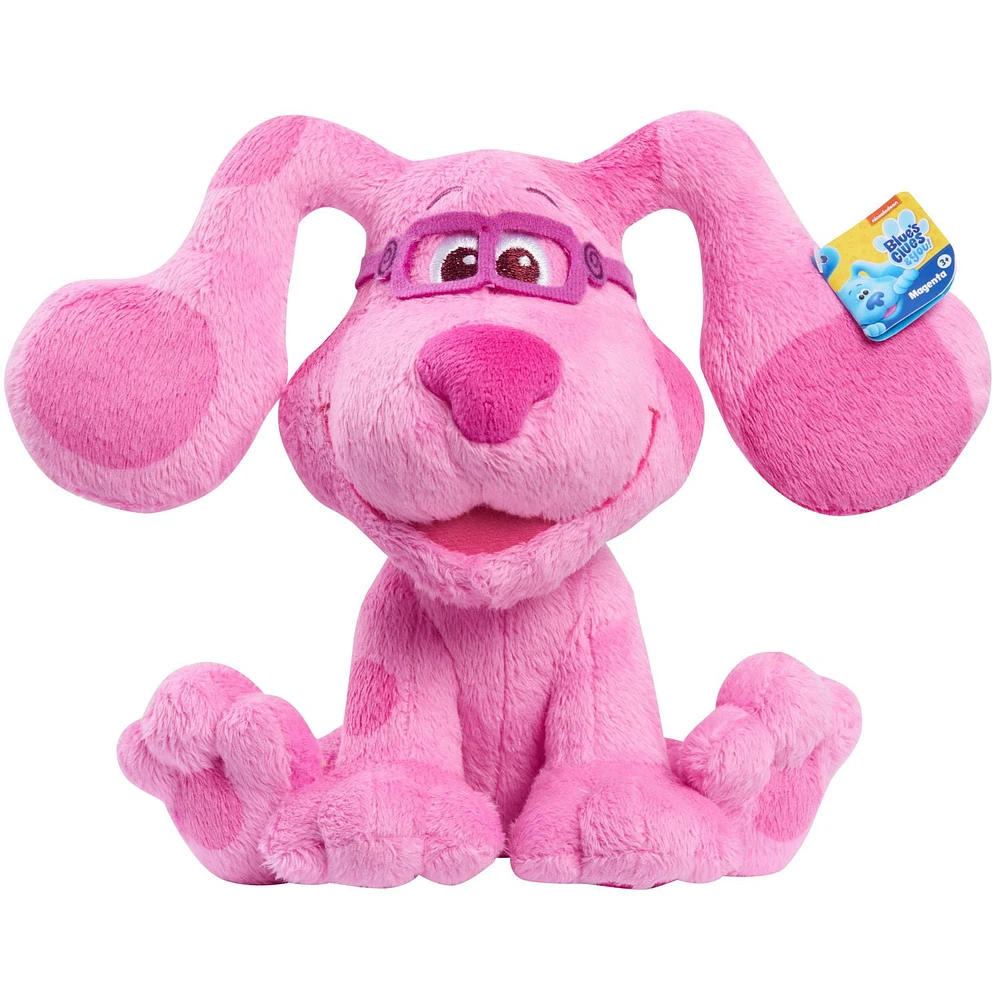 Blue's Clues & You! 7-Inch Beanbag Plush Magenta with Glasses