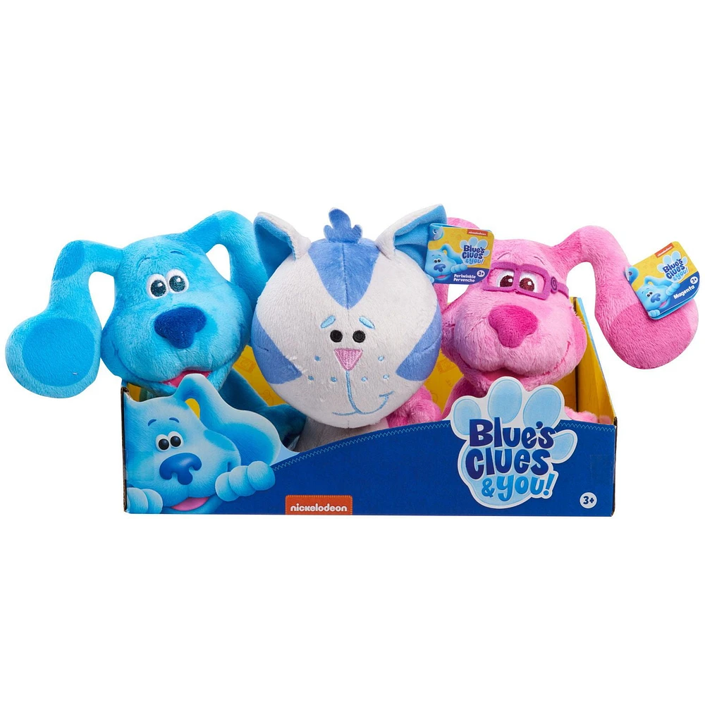 Blue's Clues & You! 7-Inch Beanbag Plush Magenta with Glasses