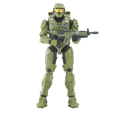 Halo Figure - Master Chief with Commando Rifle & Grapleshot