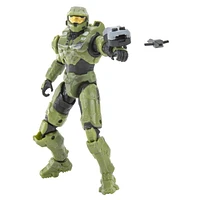 Halo Figure - Master Chief with Commando Rifle & Grapleshot