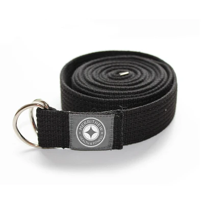 Merrithew Yoga Strap, 100% Cotton (Charcoal)