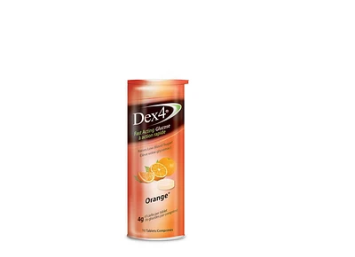 DEX4 glucose à action rapide Orange 10 comprimés par tube