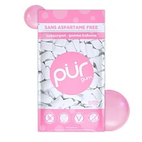 PUR Gum, Aspartame Free, Sugar Free & 100% Xylitol, Bubblegum Chewing Gum, 55 Pieces, Pack of 1