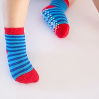 ZOOCCHINI - Baby, Toddler 3 Piece Comfort Terry Socks Set - Coordinated Animal Character Print, Patterned Socks - 3 Pairs
