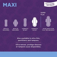 Incognito® Serviettes de Nuit MaxiMaman™ à rebords 28un Convient aux fuites légères