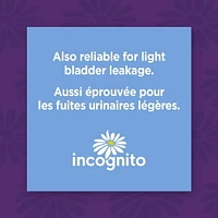 Incognito® Serviettes de Nuit MaxiMaman™ à rebords 28un Convient aux fuites légères