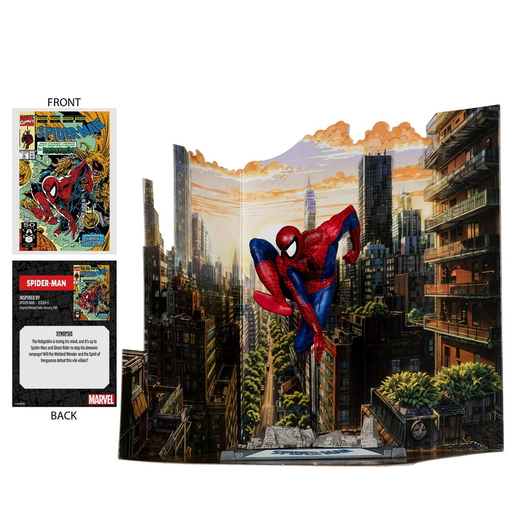 Spider-Man (Spider-Man #6)  Posed Figure w/Scene