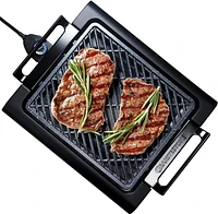 GraniteStone Diamond Indoor Electric Smoke-Less Grill  Black 16 x 14"