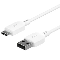 onn. 3 ft./0.9 m USB-A to USB-C Cable