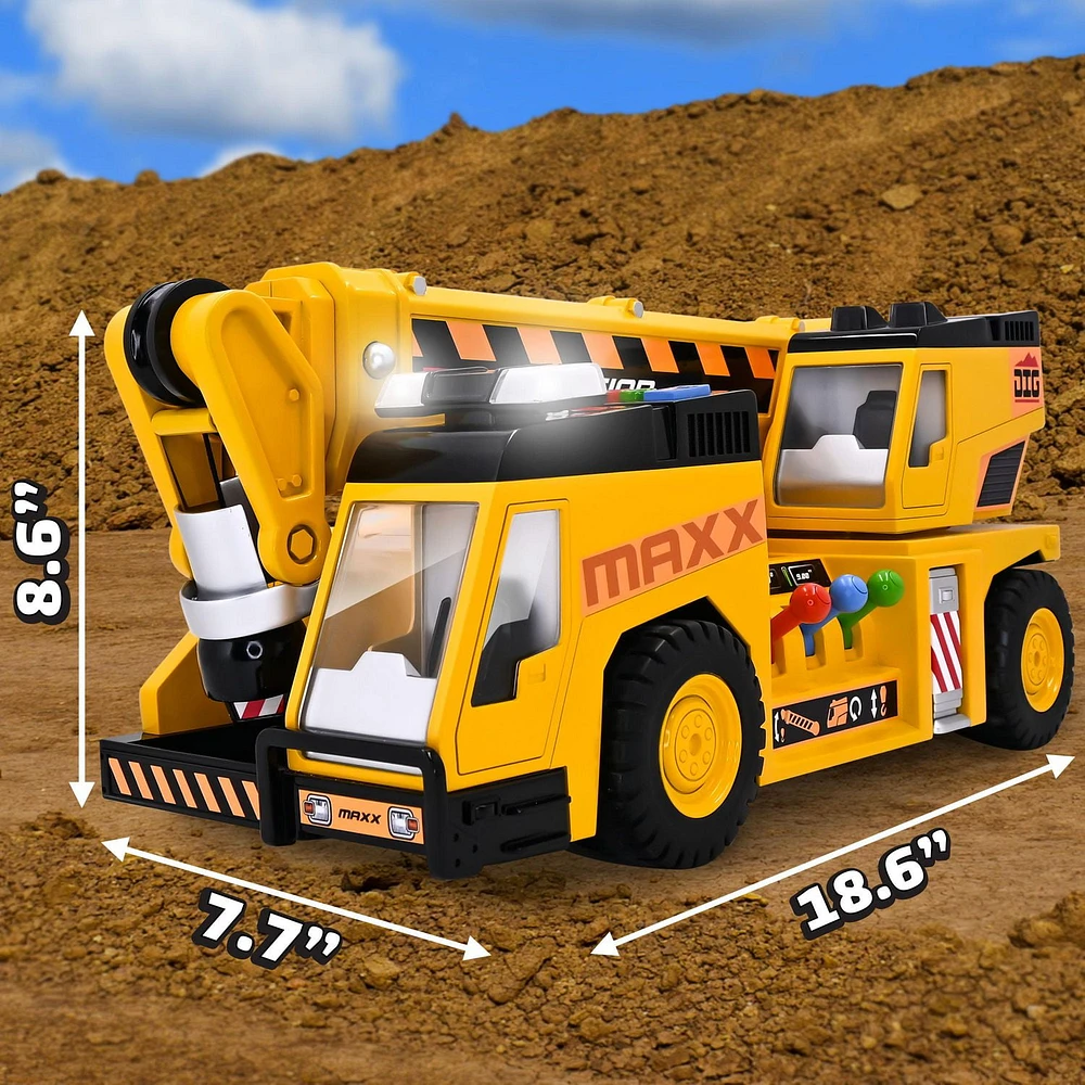 Maxx Action 3-N-1 Crane Truck