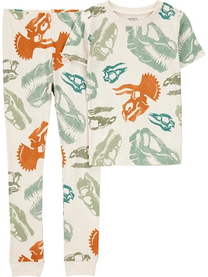 Carter's Child of Mine Pyjama 2 pièces en coton pour garçon Motif dinosaure squelette 5-10