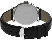 Timex® Easy Reader® Bold Leather Strap Watch