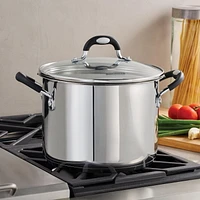 Tramontina Lock & Drain 3 Pc - 8 Qt Stainless Steel Covered Stock Pot