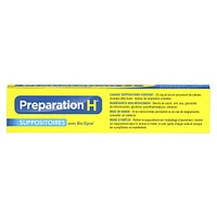 Paquet de suppositoires de Préparation H 24 unités