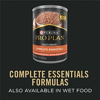 Purina Pro Plan Complete Essentials Bouchées à la Viande Formule Poulet et Riz, Nourriture Sèche pour Chiens