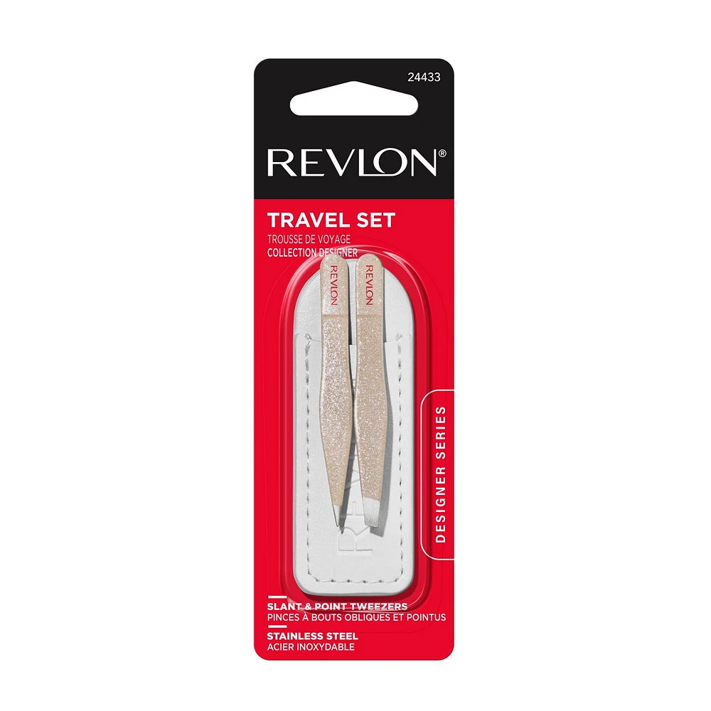 Revlon® The Designer Collection Mini Tweezer Set To Go, 1 count