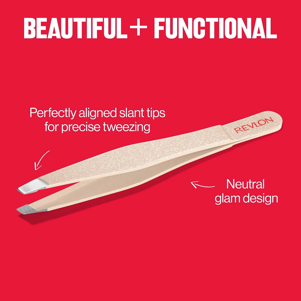 Revlon® The Designer Collection Slanted Tweezers, 1 count