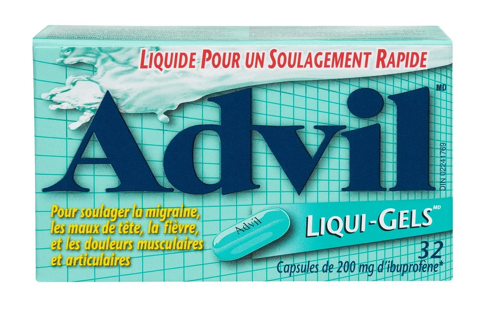 Advil Liqui Gels 32's, 32 x 200mg