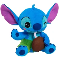 Disney Stitch Small Plush Stitch and Coconut, Stuffed Animal, Blue, Alien