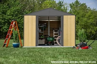 Ironwood Steel Hybrid Shed Kit 8 x 8 ft. Galvanized Anthracite