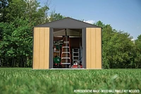 Ironwood Steel Hybrid Shed Kit 8 x 8 ft. Galvanized Anthracite