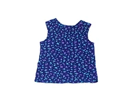 Justice Girls Flowers Ruched Cap Fashion Tank