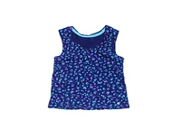 Justice Girls Flowers Ruched Cap Fashion Tank