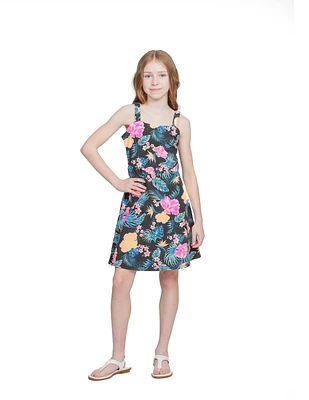 Justice Robe patineuse de plage hawaïenne pour filles
