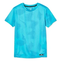 Athletic Works Boys' Short Sleeve Tech Tee, Sizes XS-XL