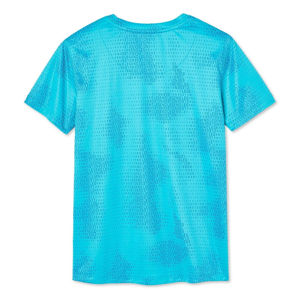 Athletic Works Boys' Short Sleeve Tech Tee, Sizes XS-XL