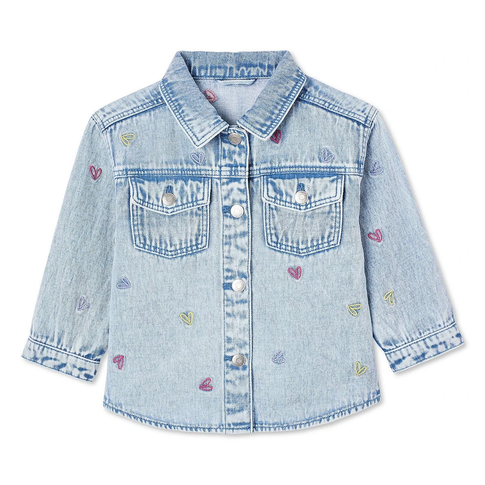 Veste en denim George pour petites filles Tailles 2T-5T
