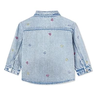 Veste en denim George pour petites filles Tailles 2T-5T