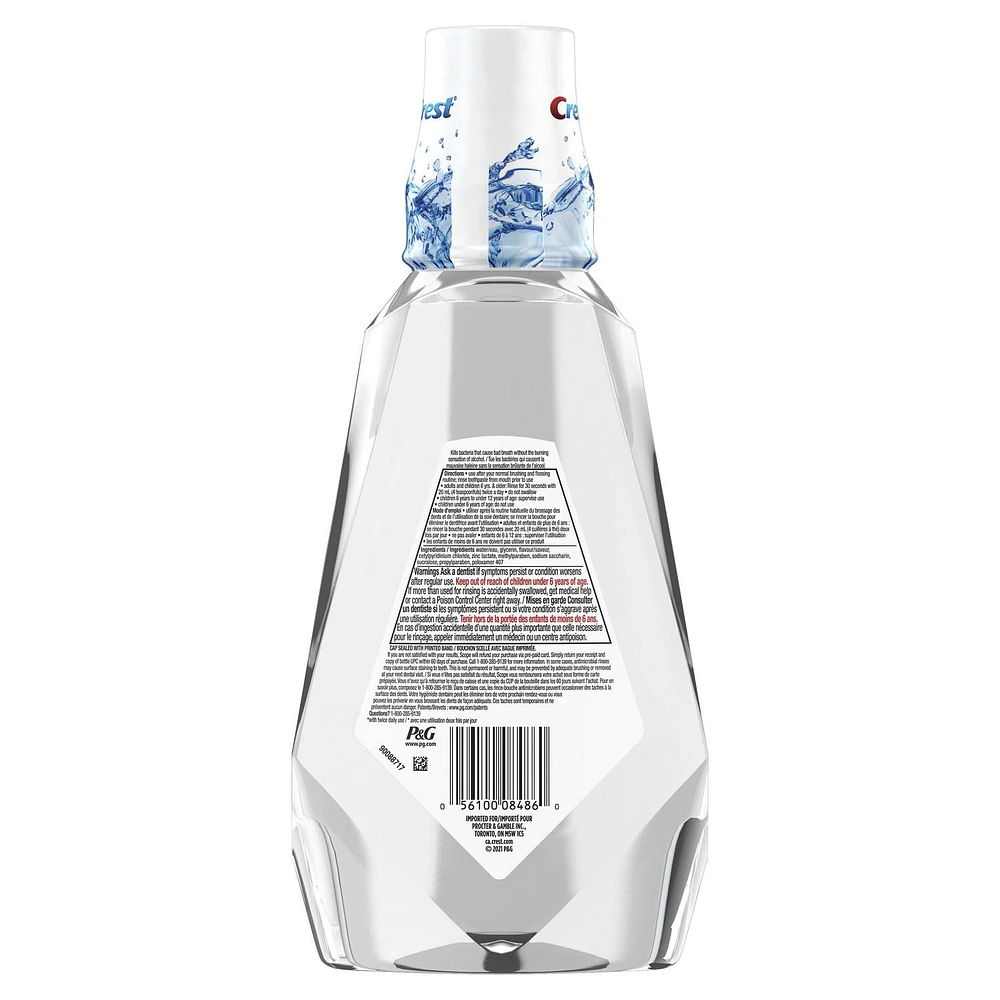 Rince-bouche Crest Scope protection contre la mauvaise haleine, sans alcool 1 L