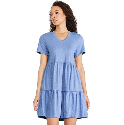 Robe t-shirt étagée George pour femmes Tailles TP–TTG