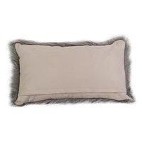 Gouchee Home Edinburgh Faux Fur Cushion 12" x 20" Set of 2