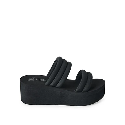Sandales à talons compensés Time and Tru pour femmes Pointures 5-10