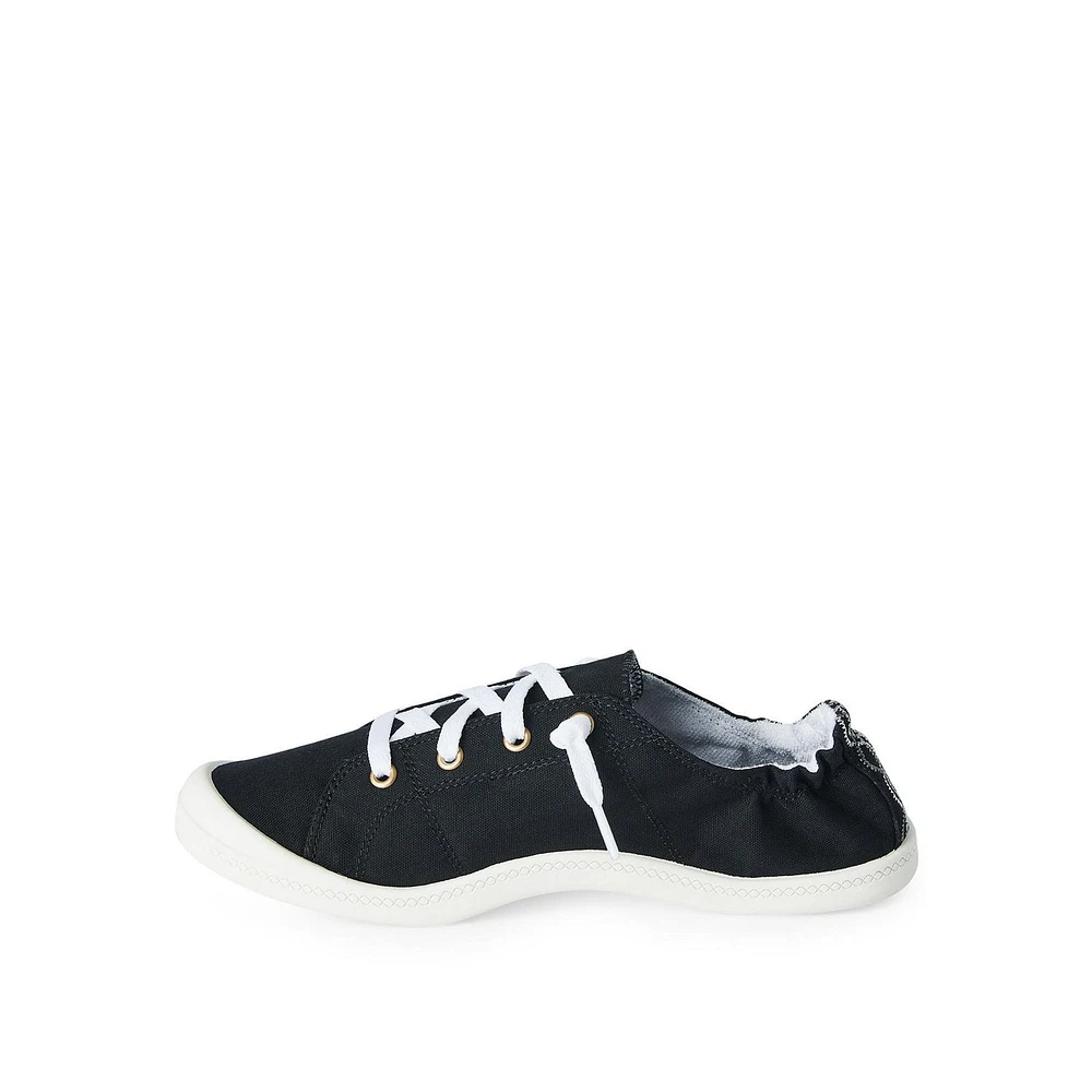 Time and Tru Women's Canvas Shoes, Wide Width Sizes 6-10