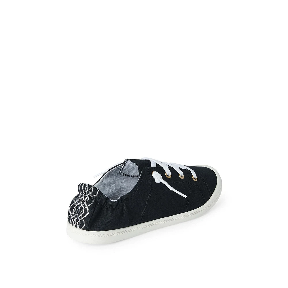 Time and Tru Women's Canvas Shoes, Wide Width Sizes 6-10
