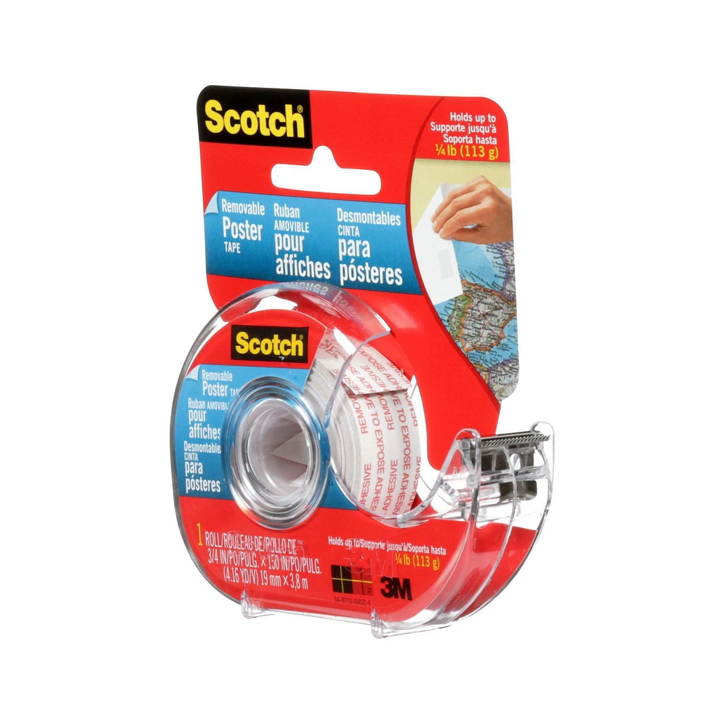 Scotch® Removable Poster Tape 109-ESF, 1 Roll Per Pack