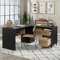 Sauder Acadia Way L-Desk, Raven Oak, 430751